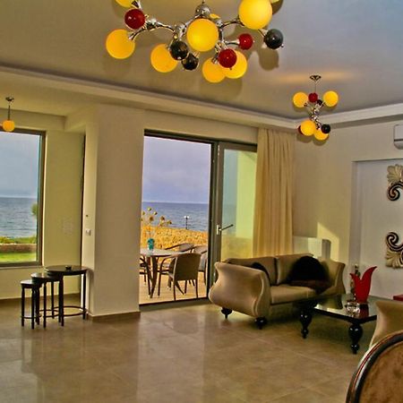 Sea View Beachfront Villa Peri Gouves Extérieur photo