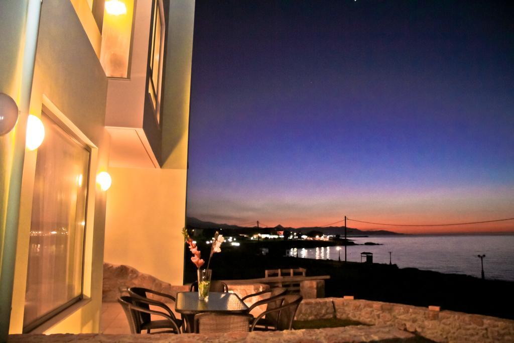 Sea View Beachfront Villa Peri Gouves Extérieur photo